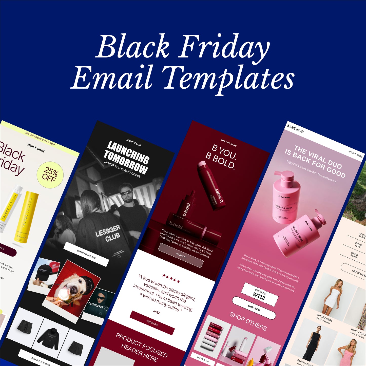 Black Friday Email Templates