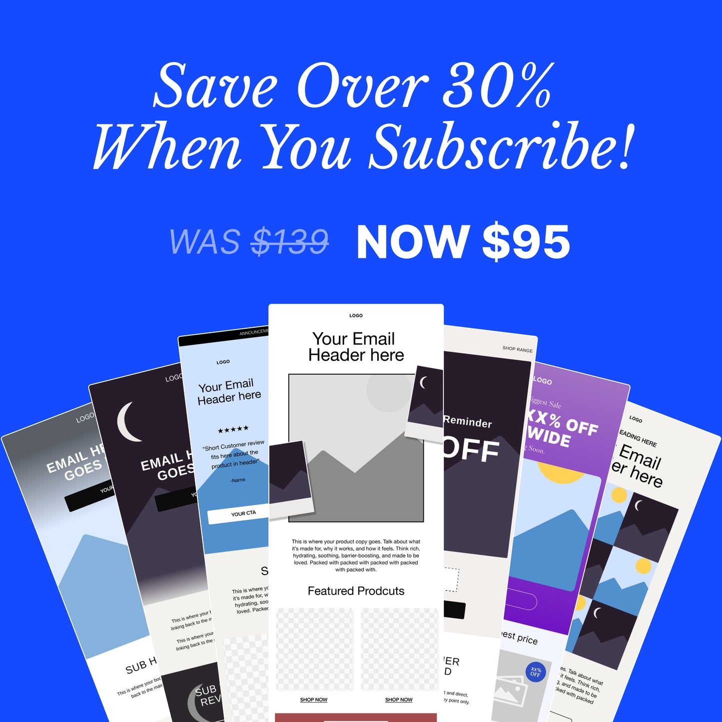 Black Friday Email Templates
